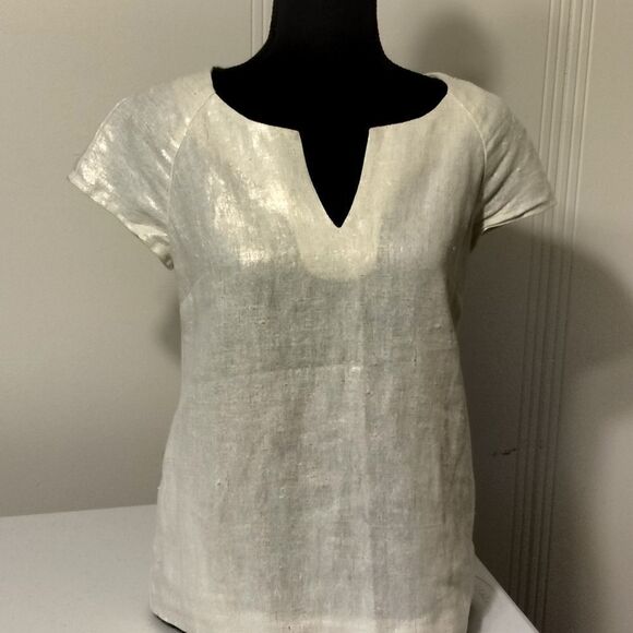 J. Crew Linen Top  - Picture 1 of 5